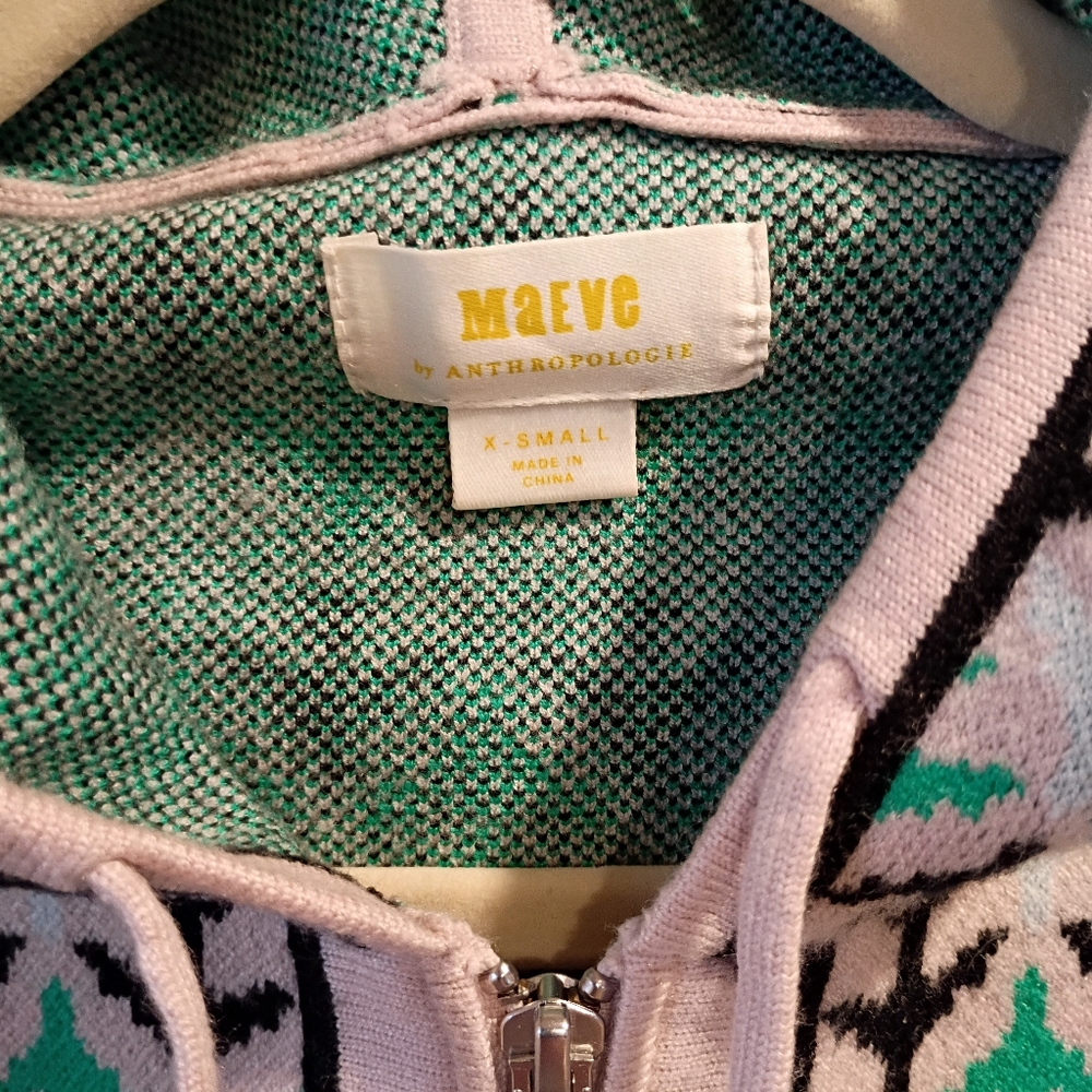 Maeve Multicolor Patterned Sweater - image 2